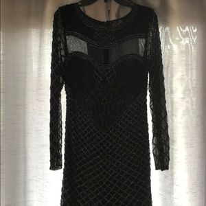 All over embellished gown